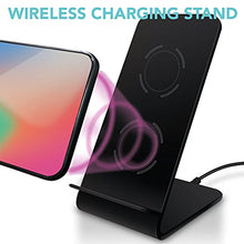 Load image into Gallery viewer, Zeikos 10W Fast Wireless Charger Charging Pad Stand Wireless Charger for Galaxy S9/S9 Plus Note 8/5 S8/S8 Plus S7/S7 Edge S6 Edge Plus, 5W Standard Charge for iPhone X/8/8 Plus - iHip