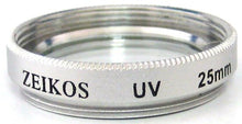 Load image into Gallery viewer, Zeikos ZE-UV25 25mm High Definition Multi-Coated UV Filter For Sony DCR-DVD101, DVD102, DVD105, DVD205, DVD301, DVD305, DVD605, DVD705, DVD755, DVD91, HC20, HC21, HC26, HC28, HC30, HC32, HC36 & HC40 - iHip