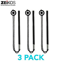 Load image into Gallery viewer, Zeikos 3 Pack Lens Cap Leash Lens Cap Keeper Holder Prevent Lens Cap Lost for DSLR SLR Camera Canon, Nikon, Sony, Panasonic, Fujifilm Camera and More - iHip