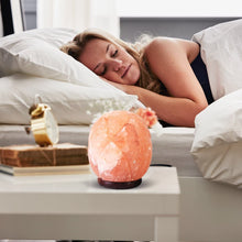 Load image into Gallery viewer, Natural Himalayan Pink Salt Lamp Cut Ellipse Shape