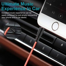 Load image into Gallery viewer, iHip 10ft Braided Auxiliary Audio Cable