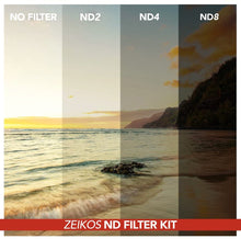 Load image into Gallery viewer, Zeikos | Neutral Density Professional Photography Filter Set (ND2 ND4 ND8) - iHip