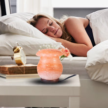 Load image into Gallery viewer, Natural Himalayan Pink Salt Lamp Mushroom Shape