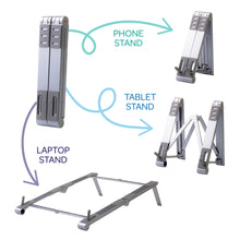 Load image into Gallery viewer, iHip 3 in 1 Laptop, Tablet and Smartphones Stand