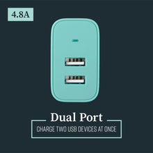 Load image into Gallery viewer, Mochic Wall Charger Dual Port USB A 4.8A