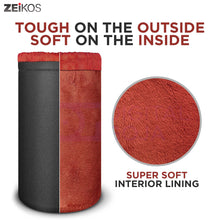 Load image into Gallery viewer, Zeikos Lens Case, Small Size, Thick Protective Neoprene Pouch for DSLR Camera Lens (Canon, Nikon, Pentax, Sony, Olympus, Panasonic), Comes with a Miracle Microfiber Cloth - iHip