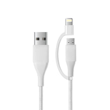 Load image into Gallery viewer, Mochic 6ft 2-1 Micro USB to Lightning Cable
