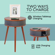 Load image into Gallery viewer, Wireless Speaker End Table