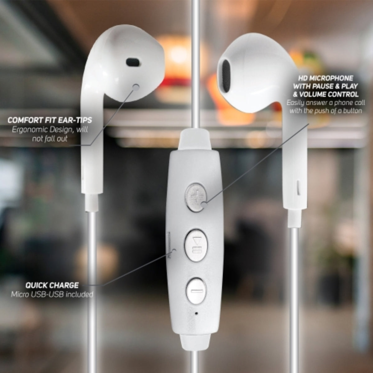 iHip Wireless Light Up Glowing Earbuds iHip Electronic Accessories