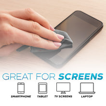 Load image into Gallery viewer, Miracle Fiber Microfiber Cleaning Cloths (6 Pack- 3 Black & 3 Grey)