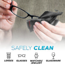 Load image into Gallery viewer, Miracle Fiber Microfiber Cleaning Cloths (EXTRA LARGE PACK 3 Grey and 1 Black)