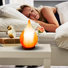 Load image into Gallery viewer, Natural Himalayan Pink Salt Lamp Tear Drop Shape