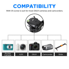 Load image into Gallery viewer, Zeikos | 57 Inch Full Size Photo/Video Tripod Includes Deluxe Carrying Case Can be Used with Camcorders and Digital Cameras - iHip