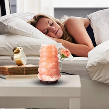 Load image into Gallery viewer, Natural Himalayan Pink Salt Lamp Cut Cylinder Shape