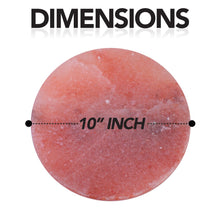Load image into Gallery viewer, Natural Himalayan Pink Salt Round Shape Cooking Block Tile For Grilling
