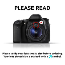 Load image into Gallery viewer, Zeikos 52MM Multi-Coated UV-CPL-FLD Professional Lens Filter Kit, Includes Miracle Fiber Cloth and Carry Pouch, Set for Nikon and Canon Lenses with a 52 MM Filter Size - iHip