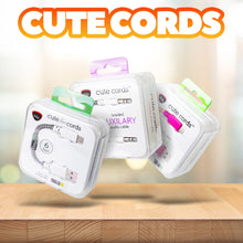 Load image into Gallery viewer, iHip Cute Cords 10ft Black & White Braided Cable Type-C USB Sync Fiber Finish Bend Test Certified -Android Charger Cable for Android Samsung Galaxy S9 S10 S8 Plus Note10 9 8, Moto Z, Google Pixel, LG - iHip