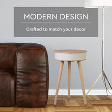 Load image into Gallery viewer, Wireless Round Speaker End Table