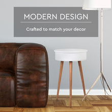 Load image into Gallery viewer, Wireless Round Speaker End Table