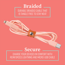 Load image into Gallery viewer, Mochic 6ft 2-1 Micro USB to Lightning Cable