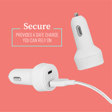 Load image into Gallery viewer, Mochic Car Charger Dual Port USB A & Type C 36w