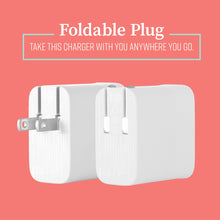 Load image into Gallery viewer, Mochic Wall Charger Dual Port USB A & Type C 36w