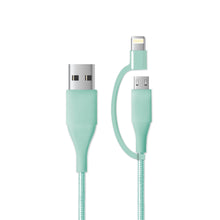 Load image into Gallery viewer, Mochic 6ft 2-1 Micro USB to Lightning Cable