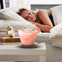 Load image into Gallery viewer, Natural Himalayan Pink Salt Lamp Unique Ingot Shape