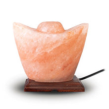 Load image into Gallery viewer, Natural Himalayan Pink Salt Lamp Unique Ingot Shape