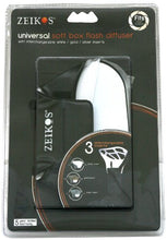 Load image into Gallery viewer, Zeikos ZE-SD26 Universal Soft Box Diffuser with 3 Interchangeable Inserts For On Camera or Off Camera Flash Gun, for Canon 430EX II, 580EX II, 600EX-RT, Nikon SB600, SB800, SB900, & B910 - iHip