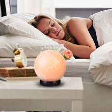 Load image into Gallery viewer, Natural Himalayan Pink Salt Lamp Round Shape