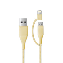 Load image into Gallery viewer, Mochic 6ft 2-1 Micro USB to Lightning Cable