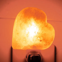 Load image into Gallery viewer, Natural Himalayan Pink Salt Lamp Heart Shape