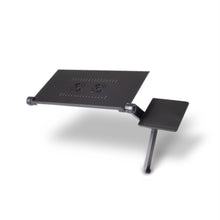Load image into Gallery viewer, iHip Adjustable Laptop Table Stand with 2 CPU Cooling Fans