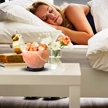 Load image into Gallery viewer, Natural Himalayan Pink Salt Fire Bowl Lamp