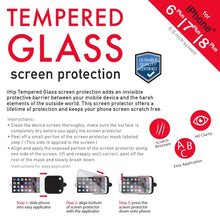Load image into Gallery viewer, iHip iPhone 6+,7+,8+ Tempered Glass Screen Protector, Anti Scratch, Bubble Free, Shatter-Proof and HD clarity - iHip