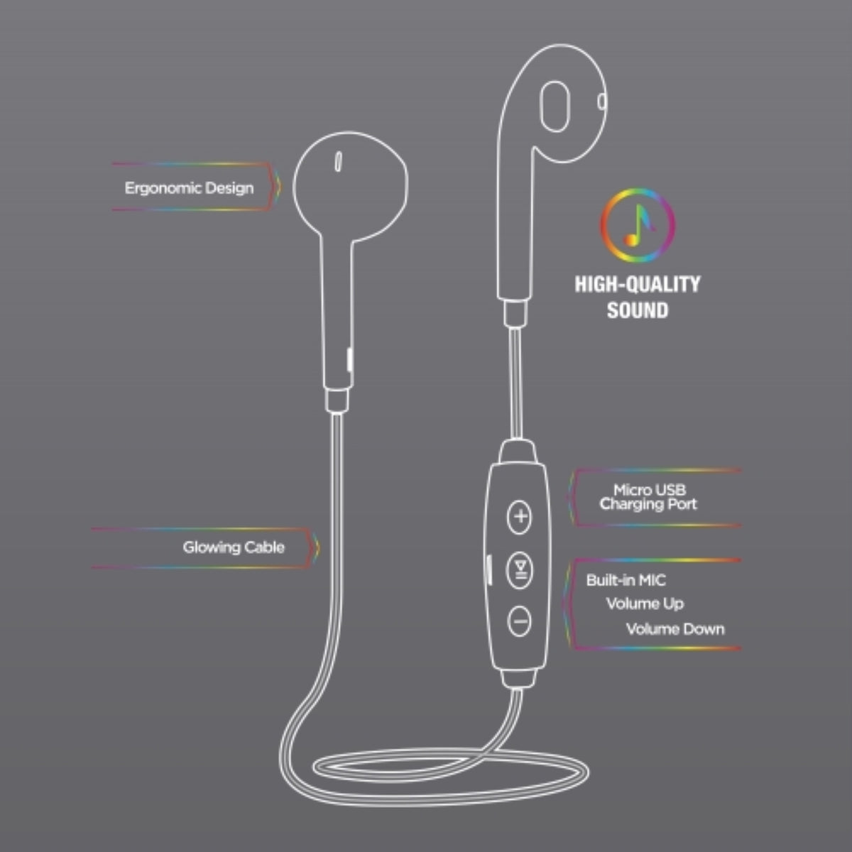 Bluetooth Headphones Ihip Warrior Ear Hook Bluetooth Headphones