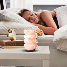 Load image into Gallery viewer, Natural Himalayan Pink Salt Lamp Cut Cylinder Shape