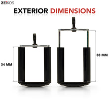 Load image into Gallery viewer, Zeikos Tripod Phone Mount Adapter, Universal 1/4 Mounting Hole Screw, Also Work with Monopod and Selfie Stick, Attachment for iPhone and Android - iHip