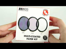 Load and play video in Gallery viewer, 52MM Multi-Coated UV-CPL-FLD Lens Filter Kit
