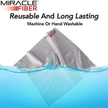 Load image into Gallery viewer, Grey 16X16 High Quality Miracle Fiber Microfiber Cleaning Cloth -1 Pcs
