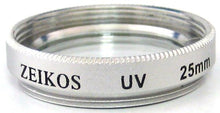 Load image into Gallery viewer, Zeikos ZE-UV25 25mm High Definition Multi-Coated UV Filter For Sony DCR-DVD101, DVD102, DVD105, DVD205, DVD301, DVD305, DVD605, DVD705, DVD755, DVD91, HC20, HC21, HC26, HC28, HC30, HC32, HC36 &amp; HC40 - iHip
