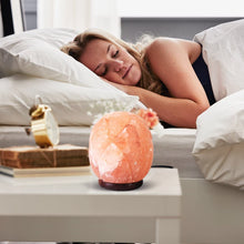 Load image into Gallery viewer, Natural Himalayan Pink Salt Lamp Cut Ellipse Shape
