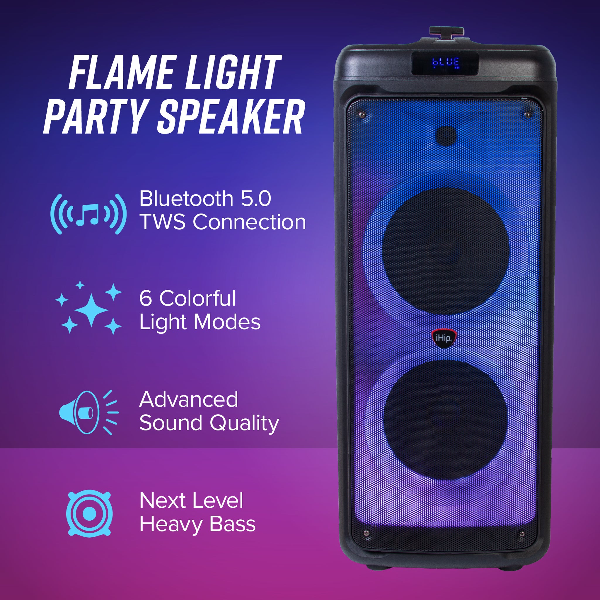 Ihip flame shops speaker