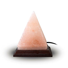 Load image into Gallery viewer, Natural Himalayan Pink Salt Lamp, Pyramid Shape
