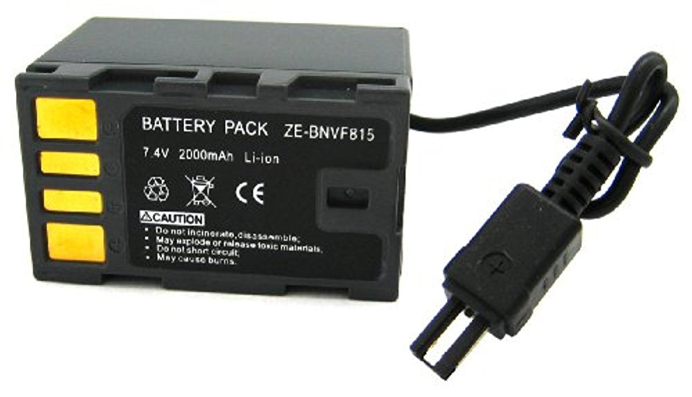 Zeikos ZE-BNVF815 Rechargeable Lithium Replacement Battery (Black ) - iHip