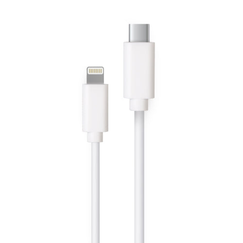 iHip 3ft PVC White Type-C Cable Rubber Finish Bend Test Certified - iPhone Charger Cable for iPhone/ iPad /iPod - iHip