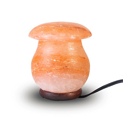 Natural Himalayan Pink Salt Lamp Mushroom Shape