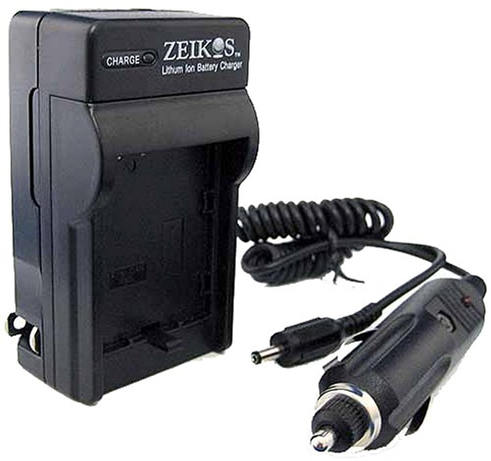 Zeikos ZE-CH815 Battery Charger for JVC BN-VF815 BN, BN-VF823, GR-DA30, GR-DA30U, GR-D750U, GR-D770U, GR-D850U, GZ-HD300, GZ-HD320, GZ-MG155, GZ-MG255, GZ-MG275, GZ-MG330, GZ-MG555 & GZ-MG575 - iHip