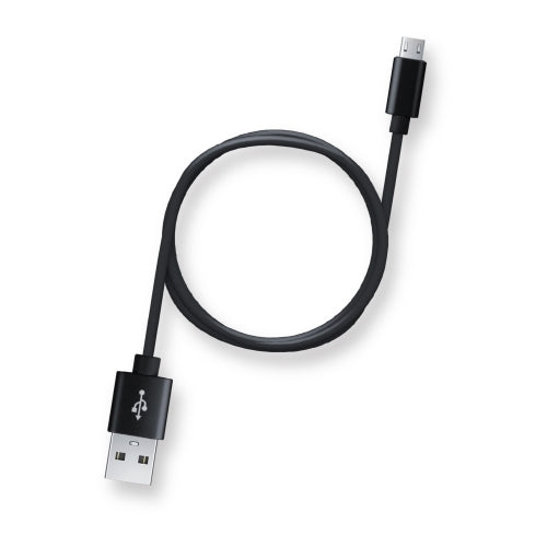 iHip 3ft PVC Micro USB High-Speed Data and Charging Cable Black for Samsung Galaxy, Samsung Note, LG, Nexus, Nokia, PS4, Xbox One Controller - iHip